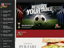 Tablet Screenshot of dukepubs.ca